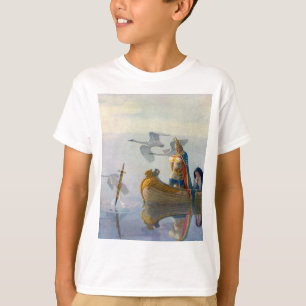 König Arthur u. Excalibur, C. 1922 durch N.C Wyeth T-Shirt