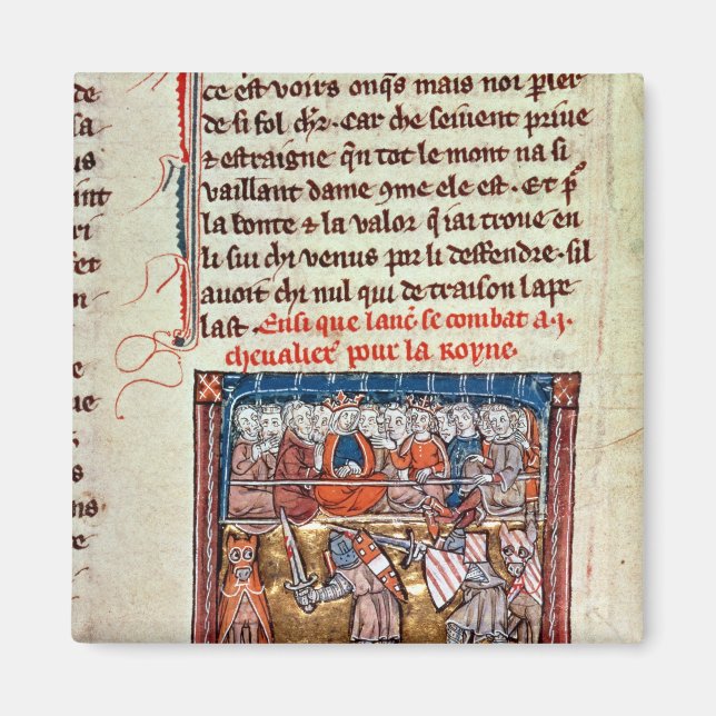 König Arthur und Guinevere sehen einen Magnet (Vorne)