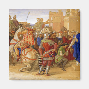 König Arthur und Ritter des Runden Tisches Magnet