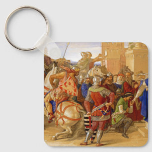 König Arthur und Ritter des Runden Tisches Schlüsselanhänger