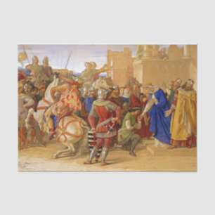 König Arthur und Ritter des Runden Tisches Seidenpapier