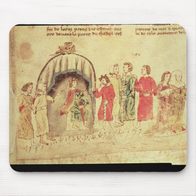 König Arthur und sein Gericht, vom römischen Mousepad (Vorne)