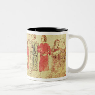 König Arthur und sein Gericht, vom römischen Zweifarbige Tasse
