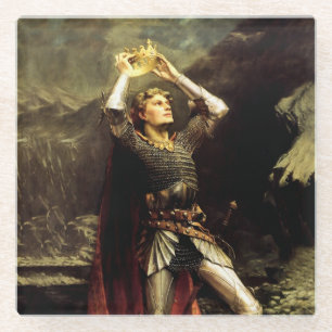 König Arthur von Charles Ernest Butler Glasuntersetzer