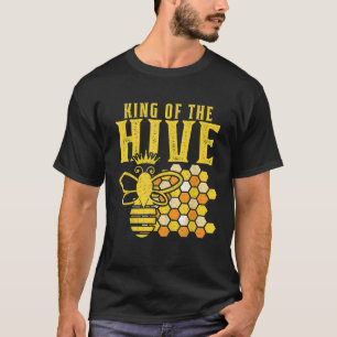 König Biene Honigwabe König des Bienenstocks T-Shirt