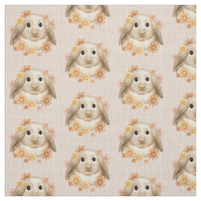 König Bunny Rabbit Stoff (Muster)