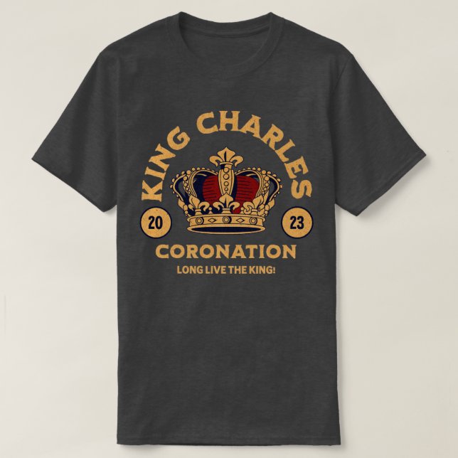 König Charles 3. Krönung 2023 König von England T-Shirt (Design vorne)