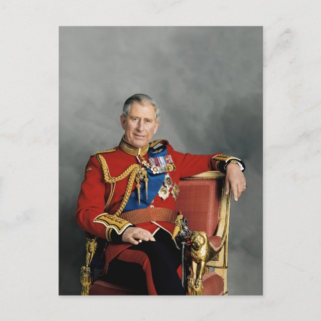 König Charles III Postkarte (Vorderseite)