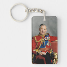 König Charles III  Schlüsselanhänger