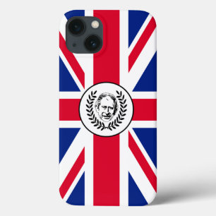 König Charles III. über die Jack Flag in der Briti Case-Mate iPhone Hülle