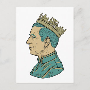 König Charles Postkarte