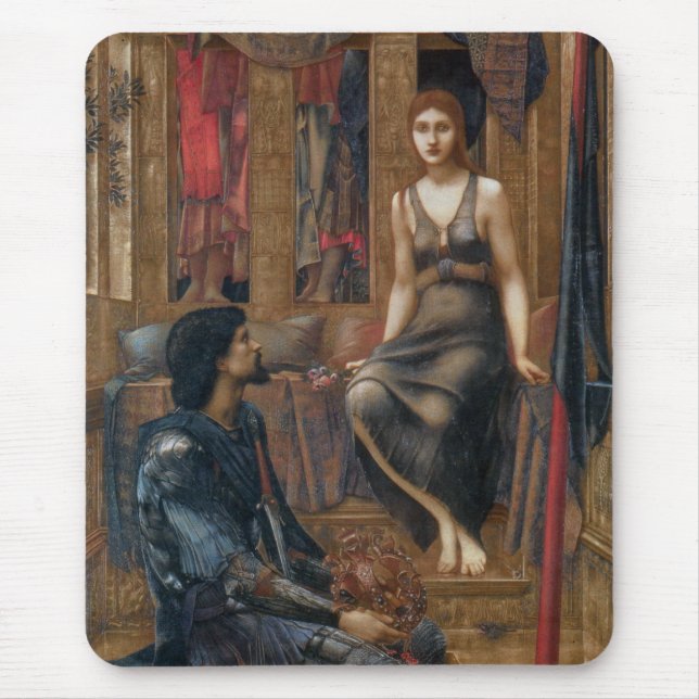 König Cophetua und die Beggar-Jungfrau (von Burne- Mousepad (Vorne)