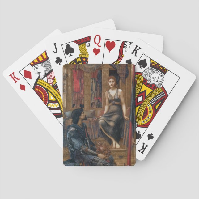 König Cophetua und die Beggar-Jungfrau (von Burne- Spielkarten (Rückseite)