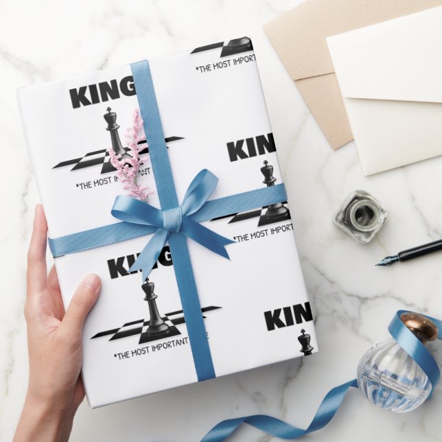 König das wichtigste Stück Geschenkpapier (Schenken)