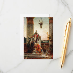 König David, 1878 von Gustave Moreau Begleitkarte