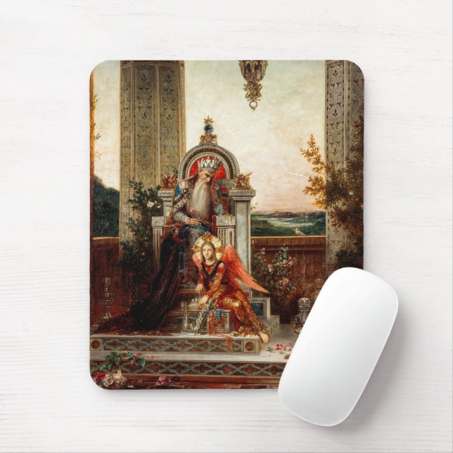 König David, 1878 von Gustave Moreau Mousepad (Mit Mouse)