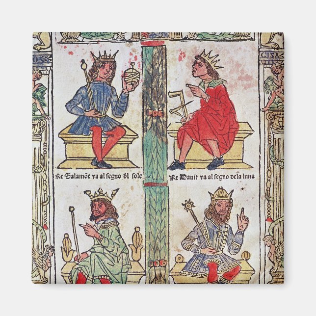 König David, Solomon, Luba und Turnis Magnet (Vorne)