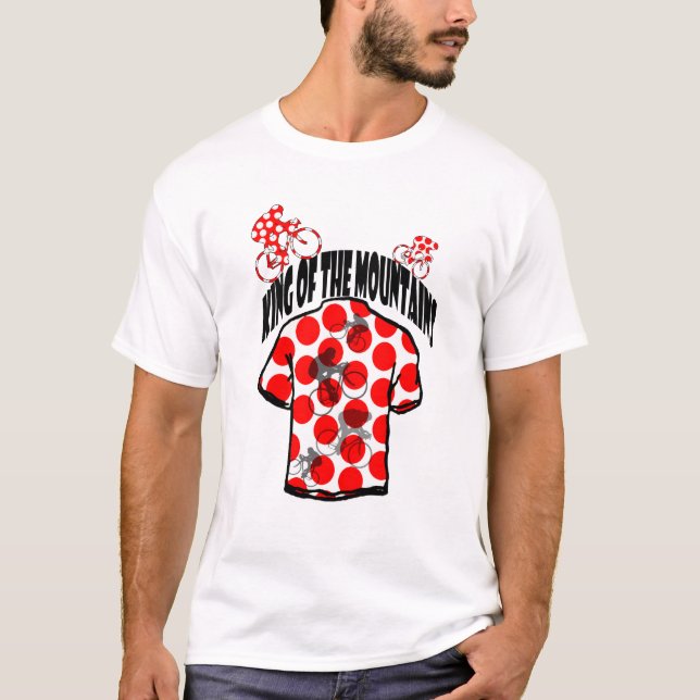 König der Berge, die in Frankreich 2014 radfahren T-Shirt (Vorderseite)