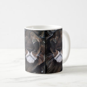 König der Bestien Gemälde von Alfred Fox Kaffeetasse