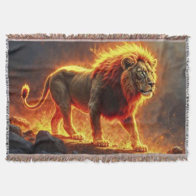 König der Bestien Löwe majestätisches Höllentier Decke (Vorderseite)