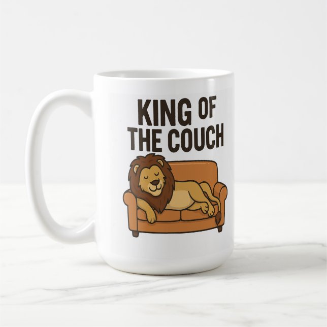 König der Couch Kaffeetasse (Links)