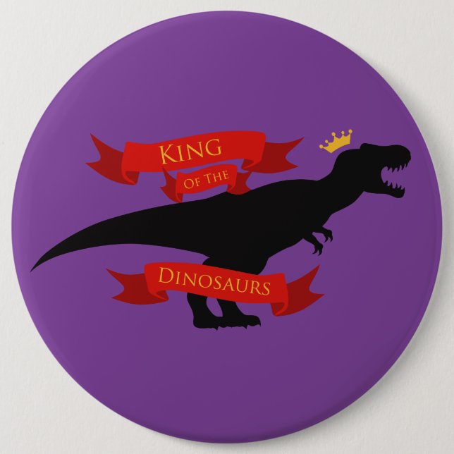 König der Dinosaurier Button (Vorderseite)