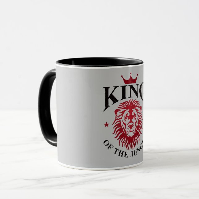 König der Dschungel-Tasse Tasse (Vorderseite Links)