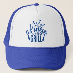 König der Grill-Typografie Truckerkappe