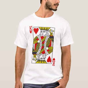 König der Herz-Spielkarten T-Shirt