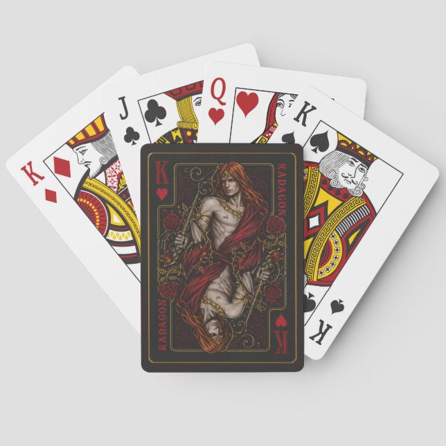 König der Herzen Radagon Spielkarten (Rückseite)