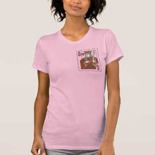 König der Herzen — Regal Red & Gold T-Shirt