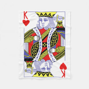 König der Herzen Royal Flush Kostüm Halloween Spie Fleecedecke