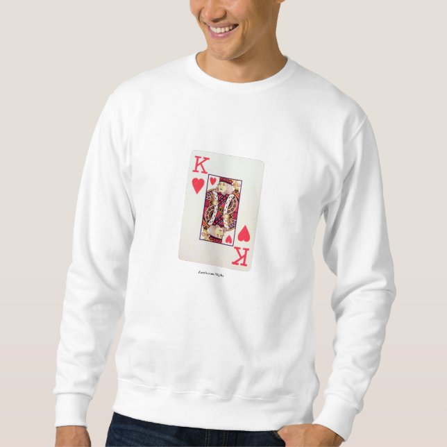 König der Herzen Sweatshirt (Vorderseite)