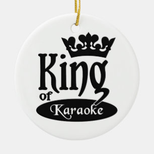 König der Karaokeverzierung Keramikornament
