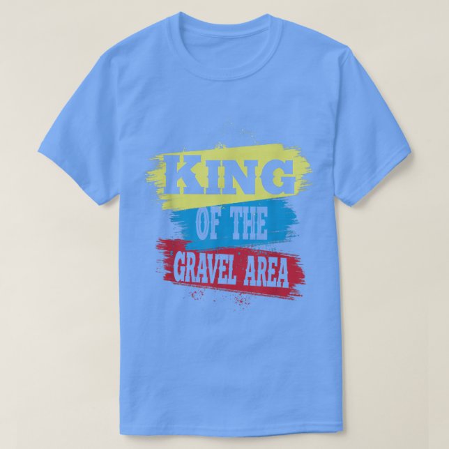 König der Kies-Gebiet Fossile Jagdsaison T-Shirt (Design vorne)