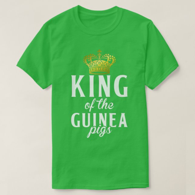 König der Niedlichen Guinea Schweine T-Shirt (Design vorne)