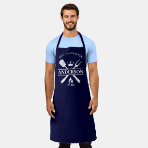 König der Personalisierten GRILLEN in der Küche Schürze