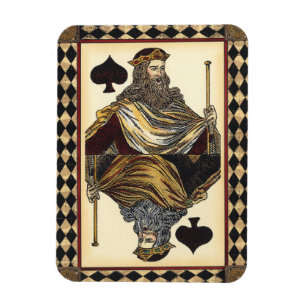 König der Spaten-Spielkarte durch Visions-Studio Magnet