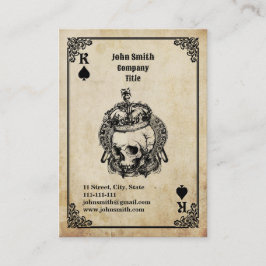 König der Spaten - Visitenkarte
