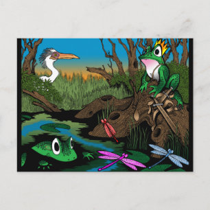König der Sumpf Postkarte