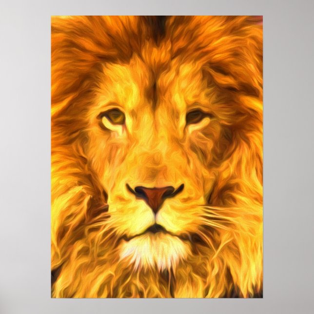 König der Tiere Poster (Vorne)