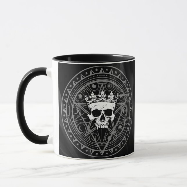 König der Toten: Dark Royal Vampire Sigil Tasse (Links)