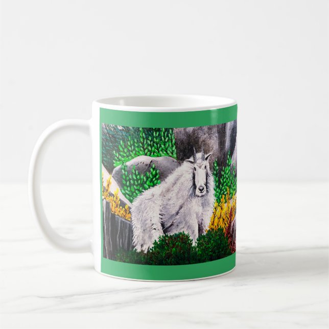 König der weißen Ziegen Kaffeetasse (Links)