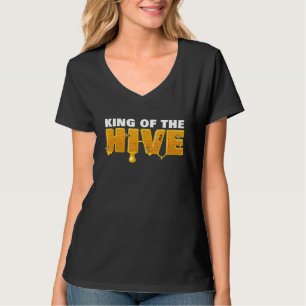 König des Bienenstocks Coole Honigbiene Imker Bien T-Shirt
