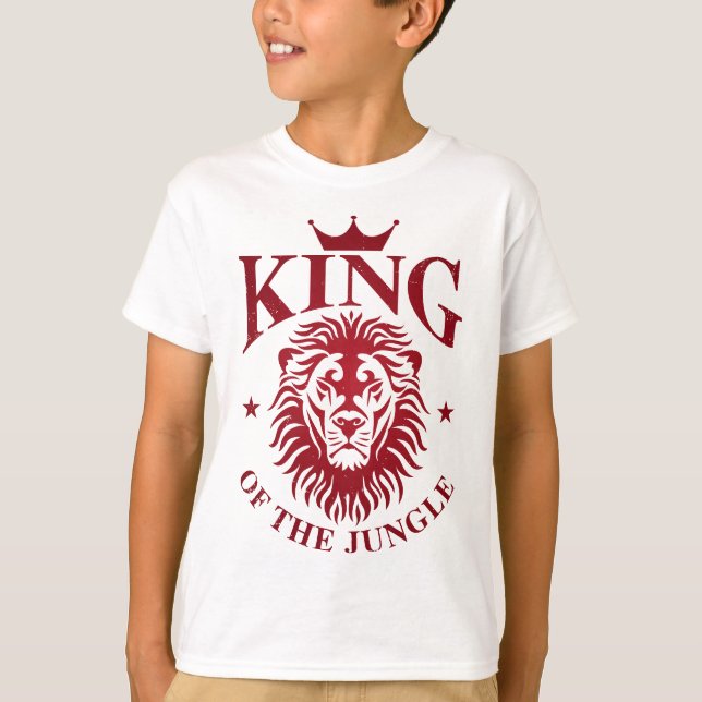 König des Dschungel-T - Shirt (Vorderseite)