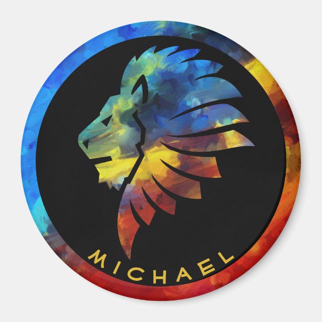 König des Dschungellililionenbodens Magnet (Vorne)