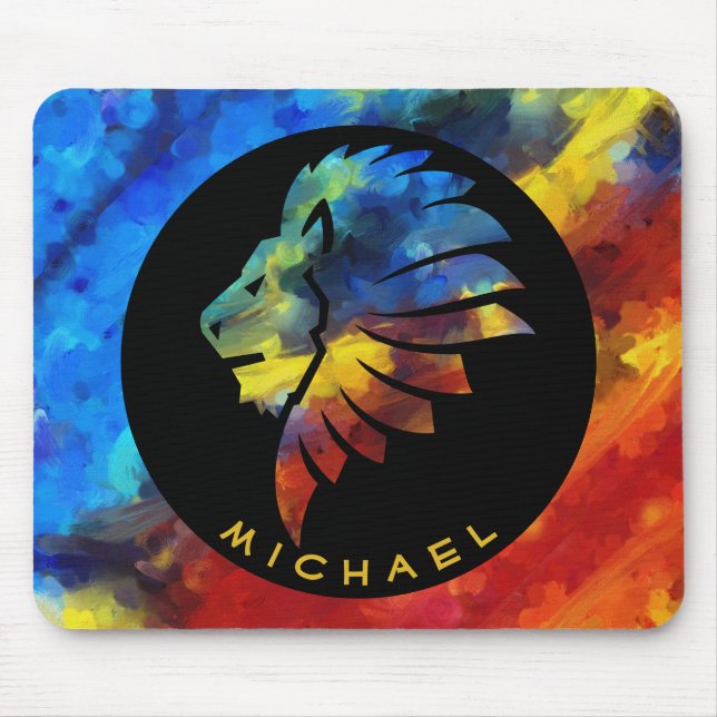 König des Dschungellililionenbodens Mousepad (Vorne)