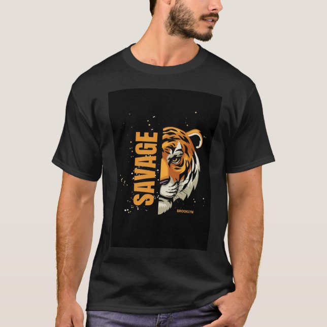 "König des Dschungels" 2. "Roar like a Lion" 3. T-Shirt (Vorderseite)