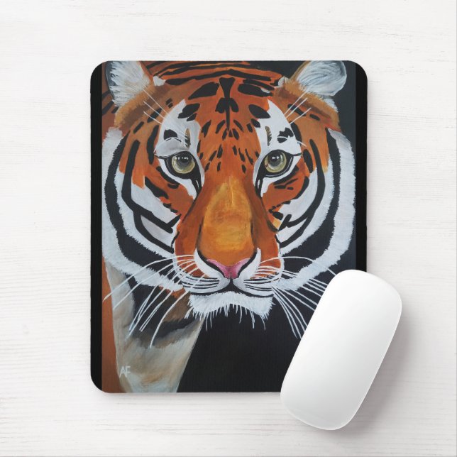 König des Dschungels Gemälde von Alfred Fox Mousepad (Mit Mouse)