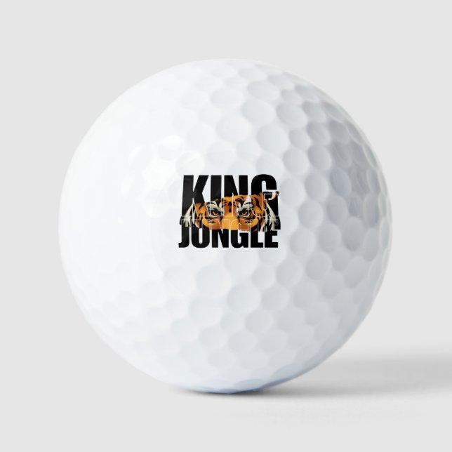König des Dschungels Golfball (Vorderseite)